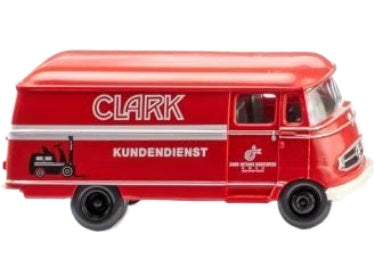 Mercedes-Benzメルセデスベンツ L 319 ボックスバン 働く車 トラック 模型 / Wiking 1/87 ミニカー 模型