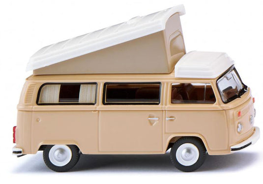1972-79 Volkswagen タイプ2 キャンピングカー ベージュ ミニカー / WIKING 1/87