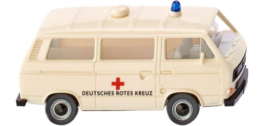 DRK Volkswagen T3 バス / Wiking 1/87 ミニカー 模型