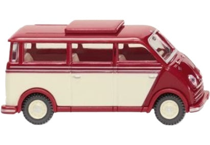 DKW スピード ボックスバン レッド/アイボリー 働く車 トラック 模型 モデル / Wiking 1/87 ミニカー 模型