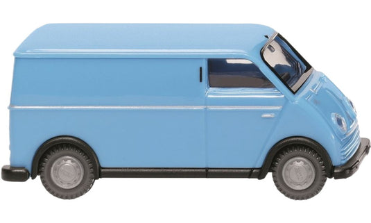 DKW ボックスバン スカイブルー 働く車 トラック 模型 ダイキャスト モデル / Wiking 1/87 ミニカー 模型