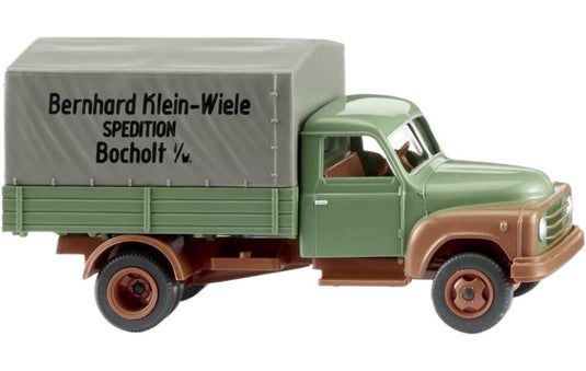 Spedition Klein-Wiele Flatbed truckフラットベッドトラック Hanomag L 28 トラック 模型 /Wiking 1/87