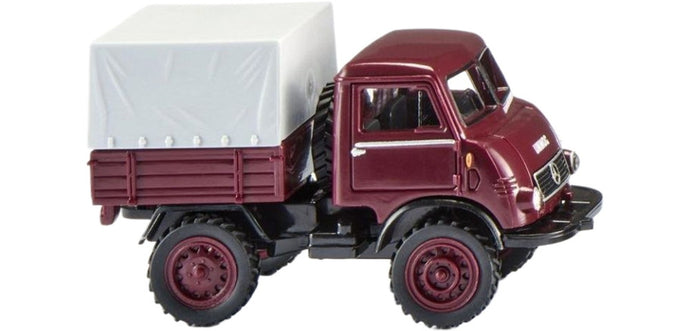 Unimog U402 ワインレッド / Wiking 1/87 ミニカー 模型