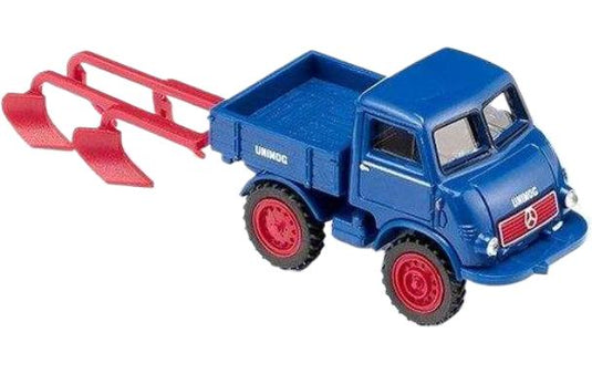 Unimog U 401 除雪機付き 除雪機 / Wiking 1/87 建設機械模型 工事車両