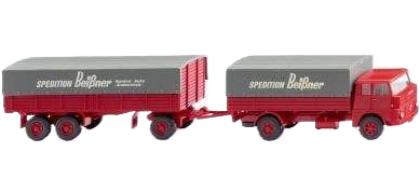 スペディション ベイスナー ヘンシェル HS 14/16 トラック / Wiking 1/87 建設機械模型 工事車両