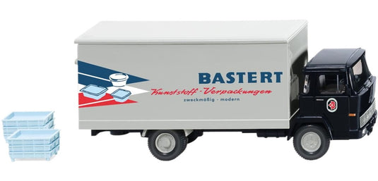 Bastert Magirus 100 D 7 Koffer Lkw / Wiking 1/87 ミニカー 模型