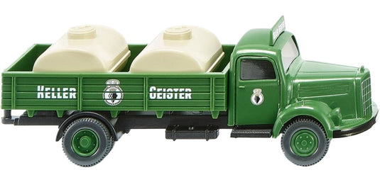 Mercedes-Benzメルセデスベンツ L3500 タンク車 働く車 運搬 模型 モデル / Wiking 1/87 ミニカー 模型