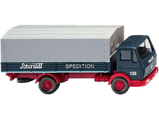 Spedition Schmidt Mercedes Benz NG 平床トレーラー トレーラー / Wiking 1/87 建設機械模型 工事車両