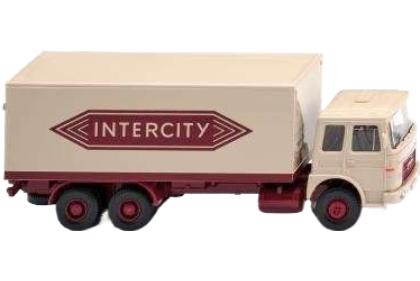 Intercity MAN ボックス トラック / Wiking 1/87 建設機械模型 工事車両