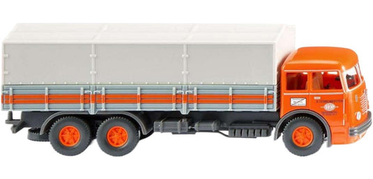 Fehrenkotter Bussing 12.000 フラットベッドトラック トラック / Wiking 1/87 建設機械模型 工事車両