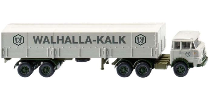 Walhalla Kalk Krupp 806 フラットベッドセミトレーラー トレーラー / Wiking 1/87 建設機械模型 工事車両