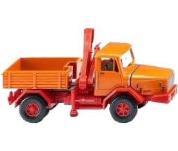 ファウン 重機トラック イエローオレンジ / Wiking 1/87 建設機械模型 工事車両