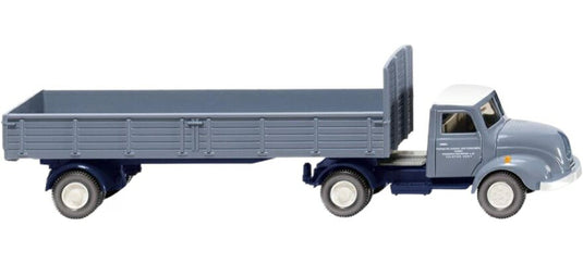 Porsche Magirusポルシェ マギルス トレーラーセット 働く車 トラック 模型 / Wiking 1/87 ミニカー 模型
