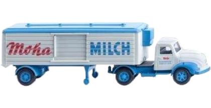 Moha Milch Magirus 冷凍連結トラック トラック / Wiking 1/87 建設機械模型 工事車両