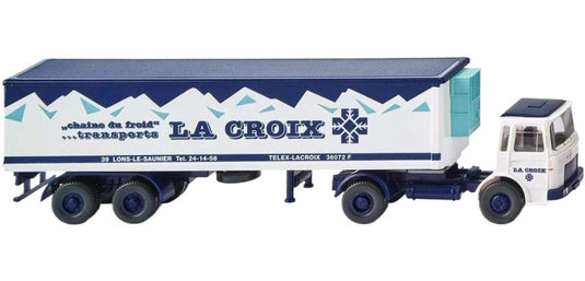 La Croix Saviem 冷凍ボックスセミトレーラー トレーラー / Wiking 1/87 建設機械模型 工事車両