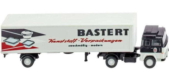 Bastert Magirus ボックスセミトレーラー トレーラー / Wiking 1/87 建設機械模型 工事車両
