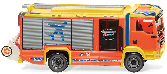 消防局 MAN TGM Euro 6 Rosenbauer 空港消防車 トラック / WIKING 1/87 建設機械模型 工事車両