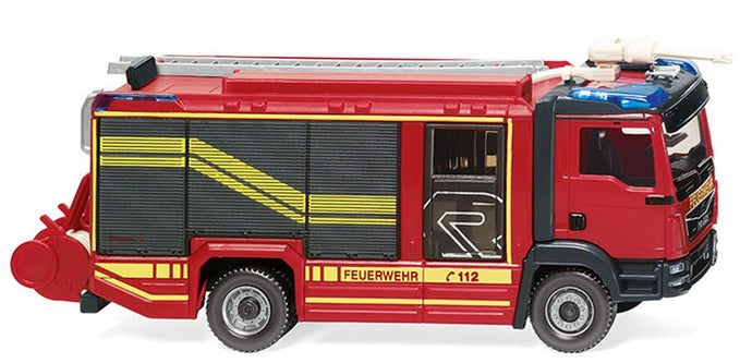 消防隊 MAN TGM Euro 6 Rosenbauer AT LF 消防車 トラック / WIKING 1/87 建設機械模型 工事車両