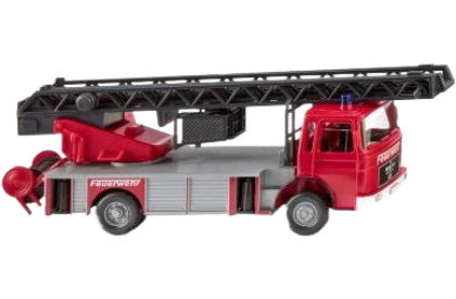MANマン 消防はしご車 働く車 緊急車両 模型 ダイキャスト モデル インテリア / Wiking 1/87 ミニカー 模型