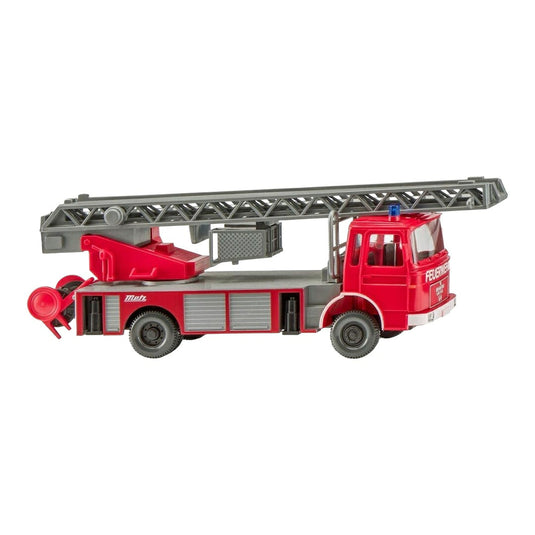 MAN Metz DLK 23-12 消防車 / Wiking 1/87 ミニカー トラック模型