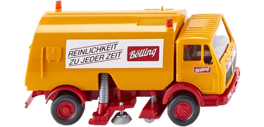 Mercedes-Benzメルセデスベンツ ロードスイーパー 清掃車 働く車 模型 モデル / Wiking 1/87 ミニカー 模型