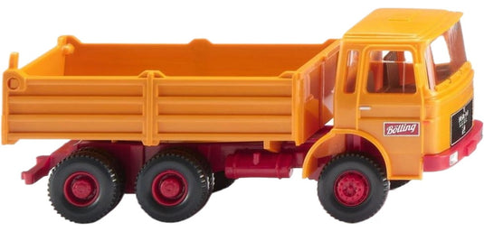 MANマン ハイサイド ダンプトラック 建設機械 重機 働く車 模型 モデル / Wiking 1/87 ミニカー 模型