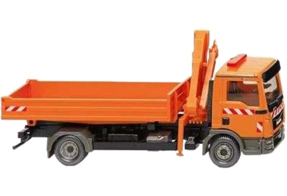 MAN TGL Euro 6 平床トラック ローディングクレーン トラック / Wiking 1/87 建設機械模型 工事車両