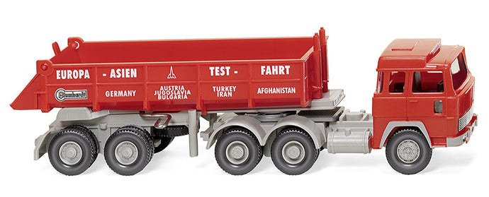 Testfahrt Europa-Asien Magirus 235 D ダンプトラック / WIKING 1/87