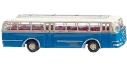 Bussing Trambus バス ブルー / Wiking 1/87 建設機械模型 工事車両