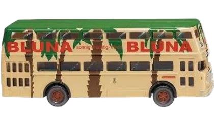 Bluna Bussing D2U ダブルデッカーバス / Wiking 1/87 建設機械模型 工事車両