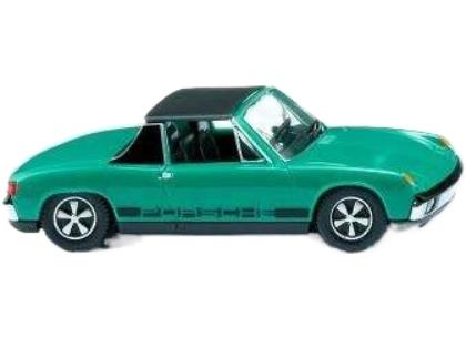 Volkswagen Porsche 914 グリーン / Wiking 1/87 建設機械模型 工事車両