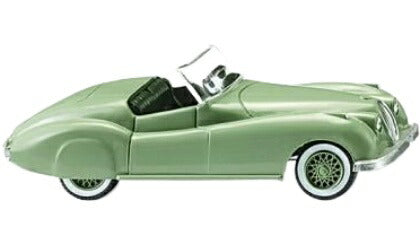 Jaguarジャガー XK 120 ペールグリーン スポーツカー 模型 ダイキャスト モデル / Wiking 1/87 ミニカー 模型