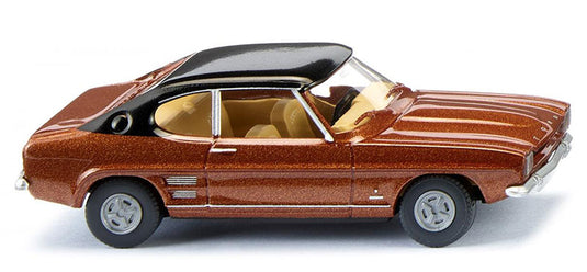 Ford Capri I メタリックカッパーブラウン ブラックルーフ ミニカー / WIKING 1/87