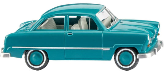 Fordフォード Taunus 12M water blue ミニカー /Wiking 1/87