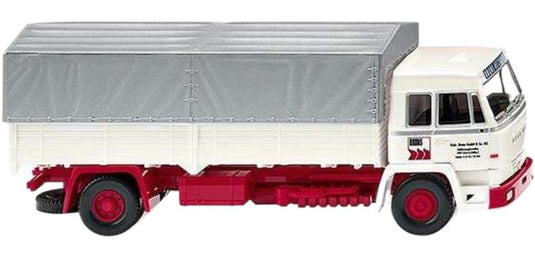 Bruns Bussing BS16L 平床トラック トラック / Wiking 1/87 建設機械模型 工事車両
