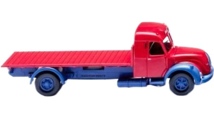 Magirusマギルス S 7500 フラットベッド 働く車 トラック 模型 ダイキャスト モデル / Wiking 1/87 ミニカー 模型