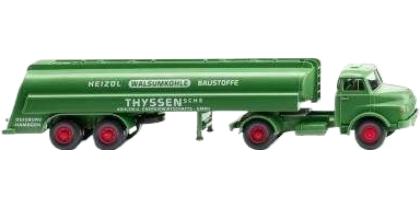 Thyssen MAN タンカーセミトレーラー トレーラー / Wiking 1/87 建設機械模型 工事車両
