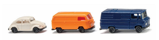 Years 1967-74 SET Set of 1 Passenger Car and 2 Pa / Wiking 1/160 模型