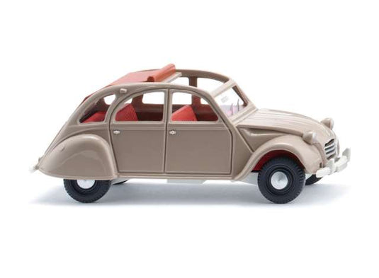シトロエン 2 CV オリーブグレー Citroen 2CV ヘルパ 1/87 ミニカー / Wiking 1/87 ミニカー