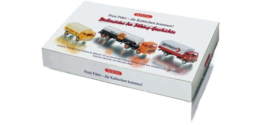 Set die Kubischen von Mercedes Benz / Wiking 1/87 建設機械模型 工事車両