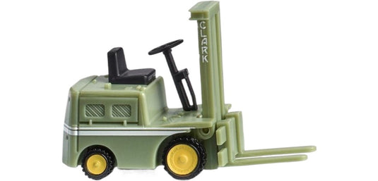Clarkクラーク フォークリフト 働く車 荷役 運搬 重機 模型 ダイキャスト モデル / Wiking 1/87 建設機械模型