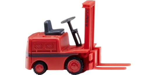 Clarkクラーク フォークリフト レッド 働く車 荷役 運搬 重機 模型 モデル / Wiking 1/87 建設機械模型