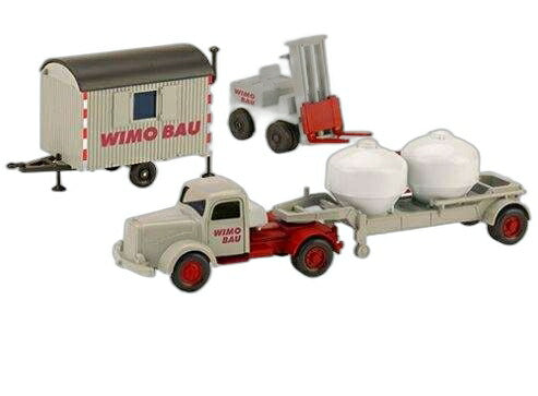 Set Mercedes Benz L 5000 S セメント/ Wiking 1/87  模型 ミニカー