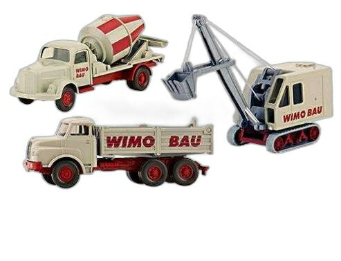 Set Krupp Ardelt バックホー + MAN ハイ/ Wiking 1/87  模型 ミニカー
