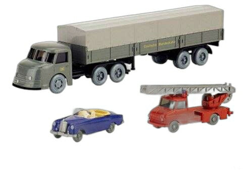 Set 98 Henschel プラットフォーム セミトレーラー +/ Wiking 1/87  模型 ミニカー