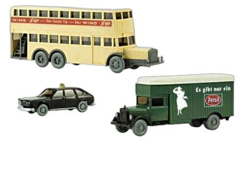 Set 99 Berliner 二階建てバス D38 +/ Wiking 1/87  模型 ミニカー