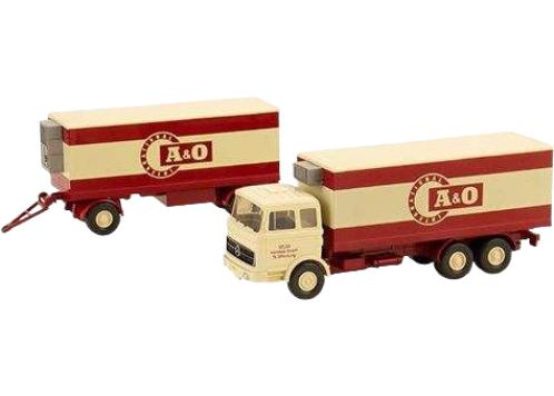A&O Lebensmittel Mercedes Benz 2232 冷凍トレーラー トレーラー / Wiking 1/87 建設機械模型 工事車両
