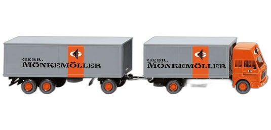 Monkemoller Mercedes Benz 1638 ハイルーフ/ Wiking 1/87  模型 ミニカー