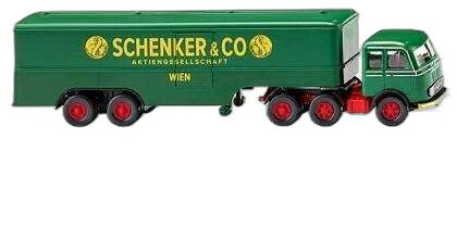 Schenker Mercedes Benz LPS333 ボックス/ Wiking 1/87  模型 ミニカー