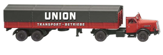 Union Transport Henschel プラットフォーム/ Wiking 1/87  模型 ミニカー
